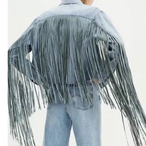 Levi Hella Fringe Ex Boyfriend Trucker Jacket